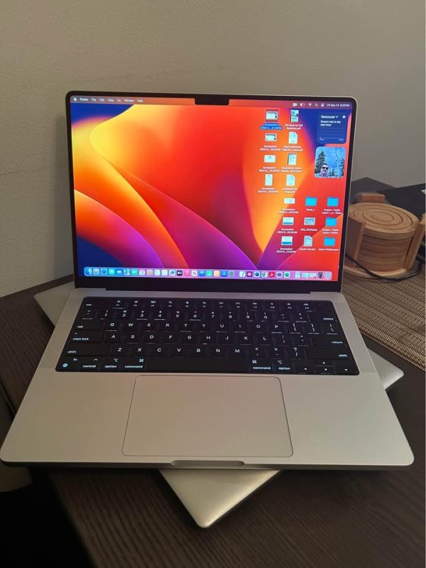 MacBook Pro M3 PRO 14”. 11 - core CPU/ 14 - core GPU/ 18GB Unified Memory/ 512 GB SSD Storage.