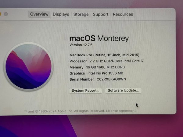 Apple MacBook Pro laptop