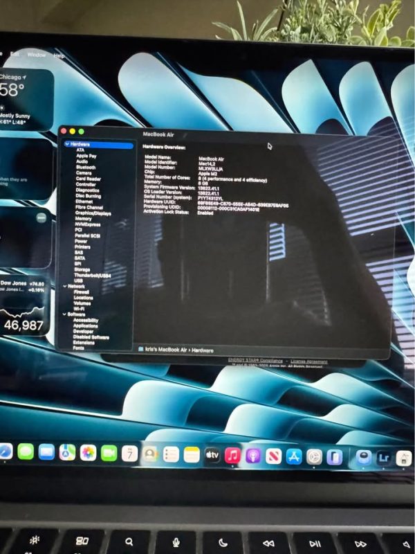 💻 MacBook Air M2 – 256GB SSD – 8GB RAM – New Excellent Condition.