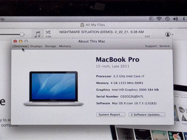 Apple MacBook Pro Laptop Computer