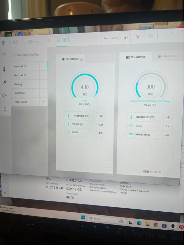 Alienware m17 R2 i7-9750H