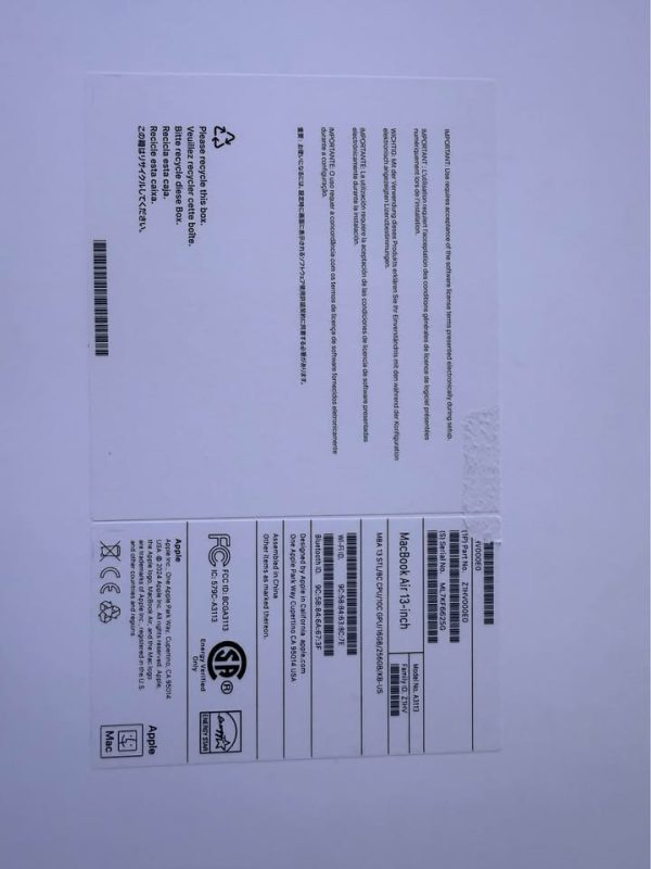 Apple - MacBook Air 13-inch Laptop - Apple M3 chip (2024)