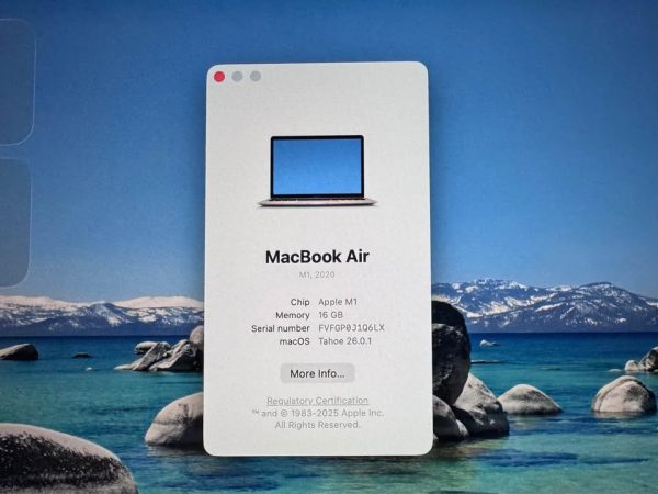Apple MacBook Air, M1 16GB (2020)