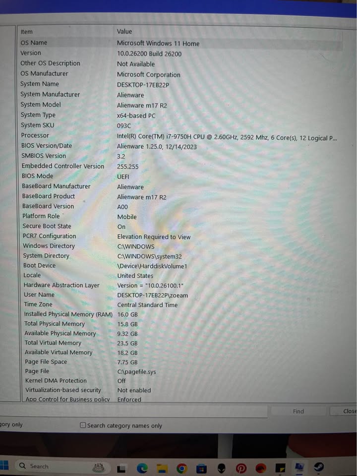 Alienware m17 R2 i7-9750H 5 Alienware m17 R2 i7-9750H