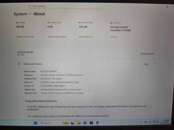 Custom RGB Winter Gaming PC | Intel DDR5 RTX Build