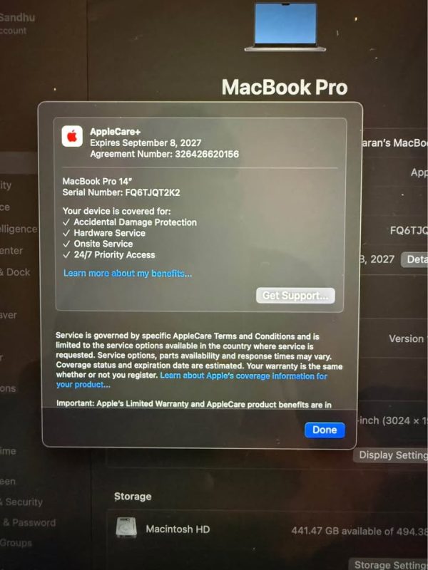 Macbook M3 pro 14.2”