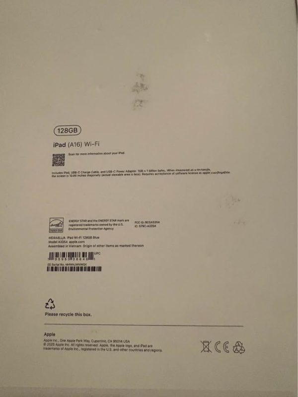 IPad A16 - 128gb