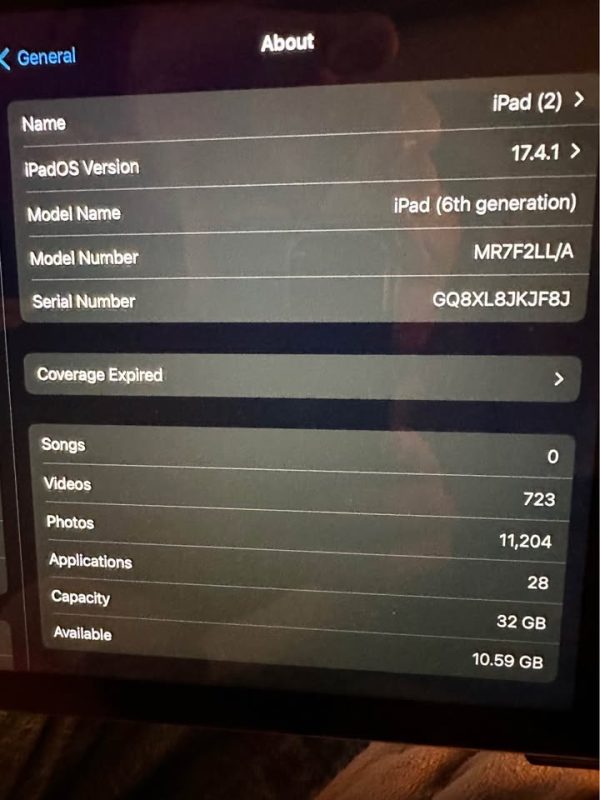 6th gen iPad with Apple Pencil in perfect condition