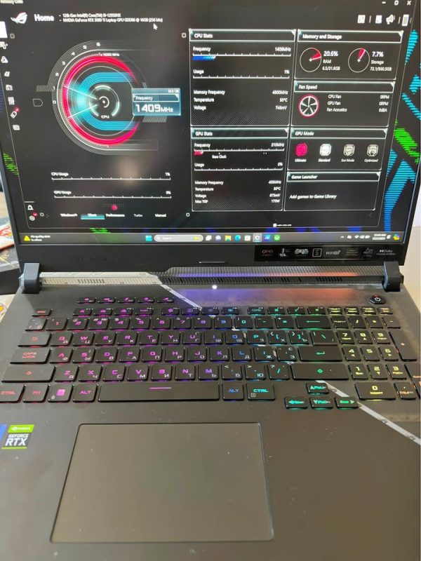 Asus Rog Strix Scar g733CX 3080ti