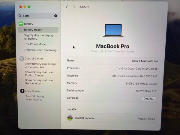 2019 MacBook Pro, Last Intel Model，no trade plz
