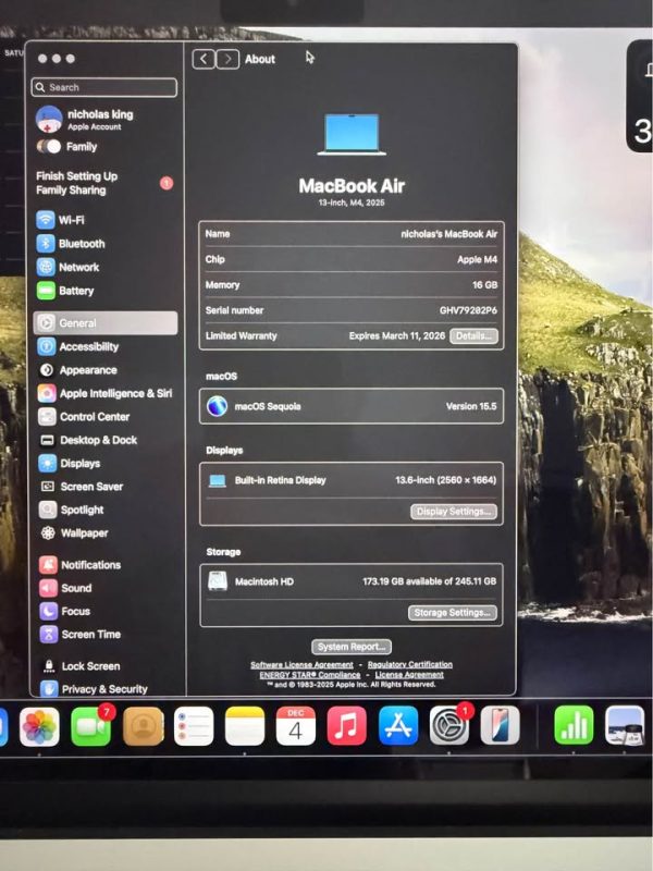 13inch M4 MacBook Air