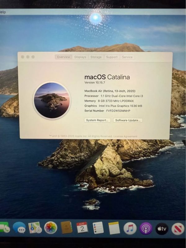 Apple MacBook Air Laptop 2020- Perfect Condition. Never Been Used - Specs in Pic