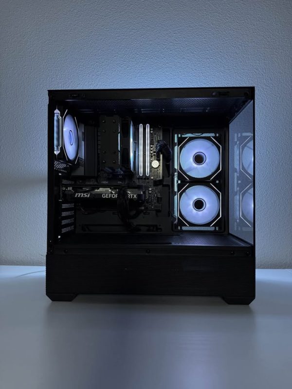 Black Gaming PC | Ryzen 5500 | RTX 4060 | 16GB DDR4 | 1TB SSD