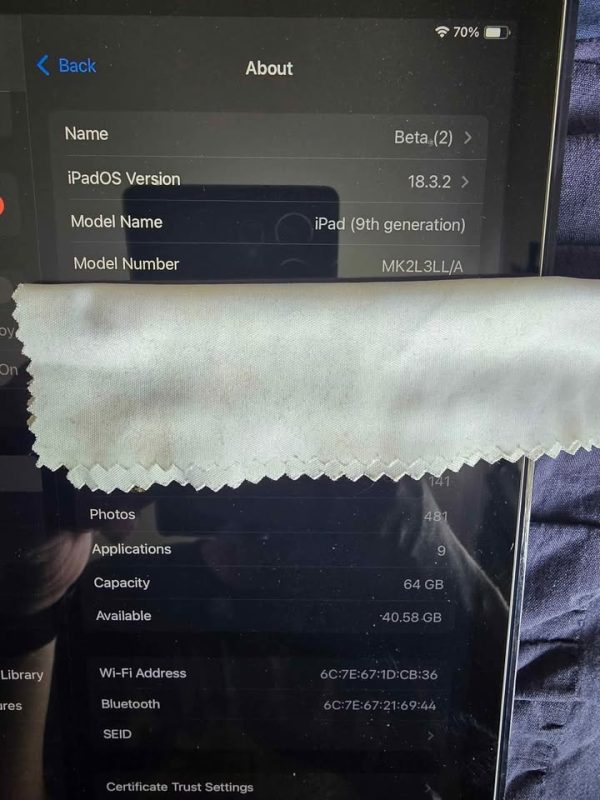 Apple iPad 9th generation