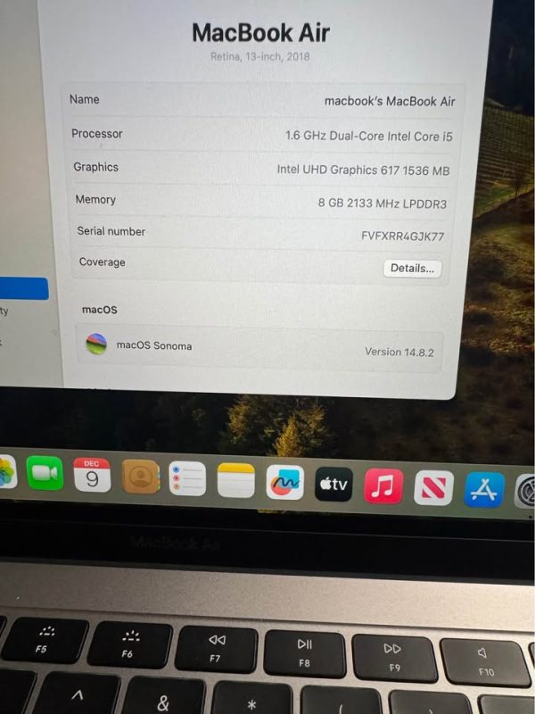 APPLE MACBOOK AIR THUNDERBOLT WITH CHARGER AND EXTRA SOLD AT LOCAL PC STORE