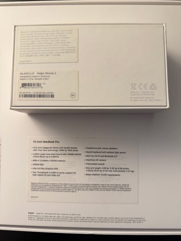 2019 MacBook Pro w/ Apple Mouse