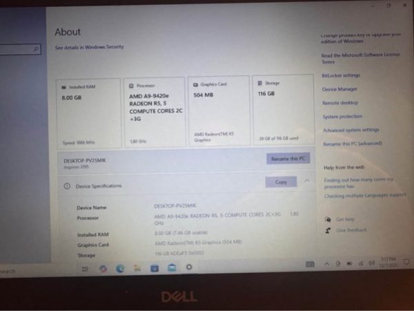 Dell Inspiron 3195 Laptop/Tablet
