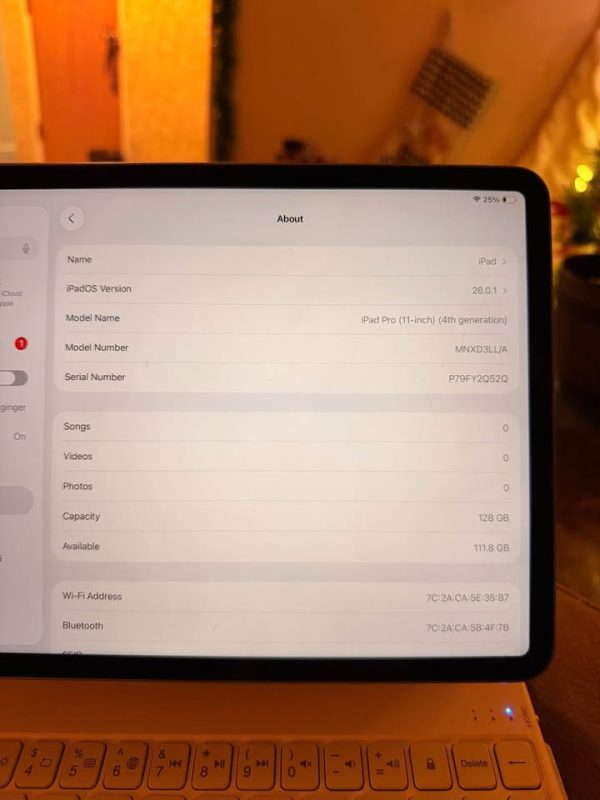 iPad Pro 4th Gen 128GB 11
