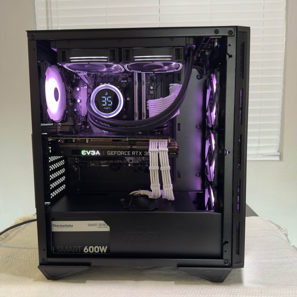 Gaming PC / Intel i7 4.70GHz Turbo / NVIDIA RTX 3070 / 32 GB Ram / SSD - HDD / AIO RGB / MSI 1 Gaming PC / Intel i7 4.70GHz Turbo / NVIDIA RTX 3070 / 32 GB Ram / SSD - HDD / AIO RGB / MSI