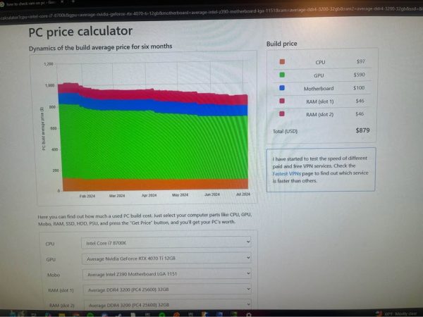 Gaming setup for sale