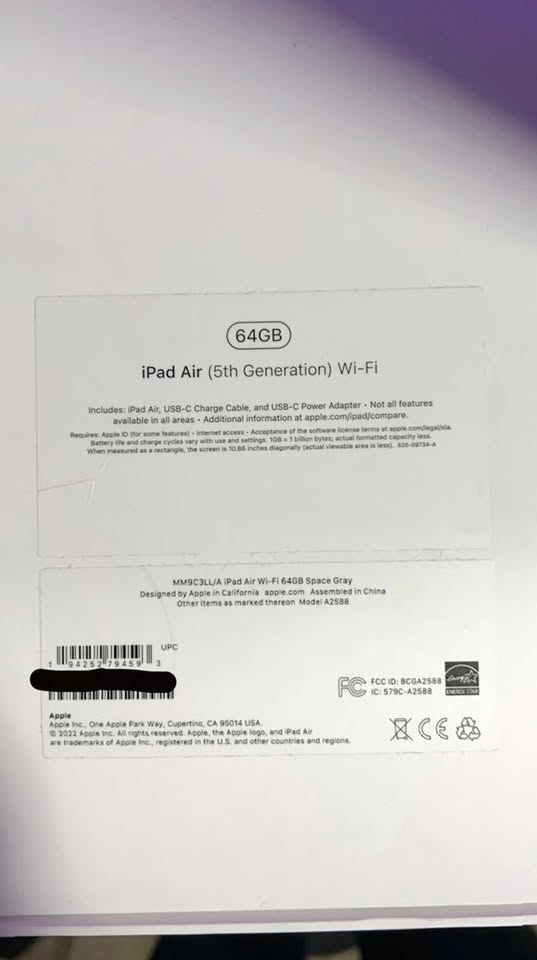 ipad air 5th generation 2D76