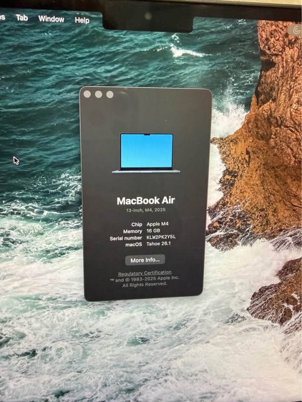 MIDNIGHT MACBOOK AIR M4