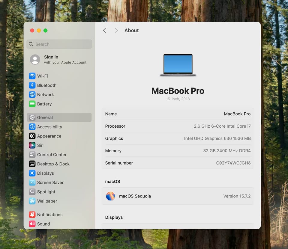 Macbook Pro 15” 2018, 32GB RAM, 512GB SSD, 2.6Ghz 6-Core i7 Processor, Radeon 560 4GB Graphics 1 Macbook Pro 15” 2018, 32GB RAM, 512GB SSD, 2.6Ghz 6-Core i7 Processor, Radeon 560 4GB Graphics