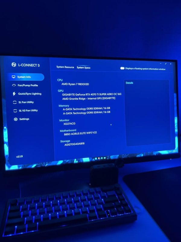 High-End White Gaming PC