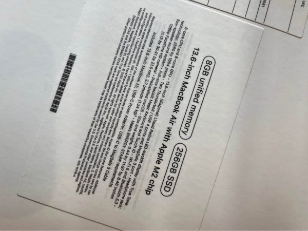 MacBook Air 2022 with M2 Chip