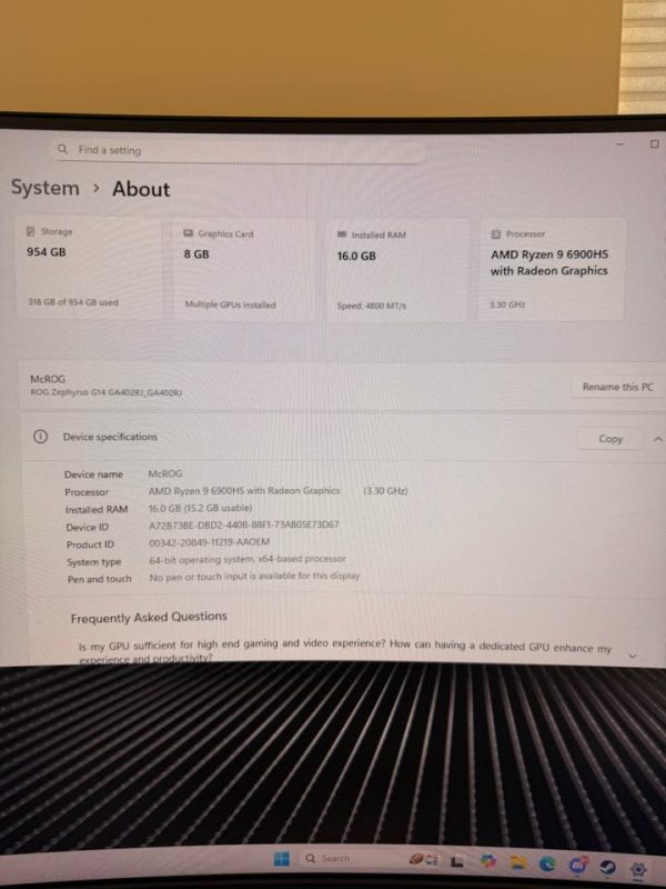 ASUS ROG Zephyrus 14