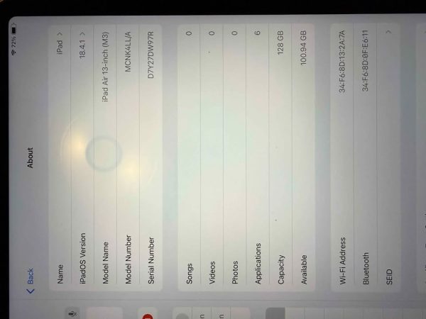 iPad Air M3 13 Inch 128 GB