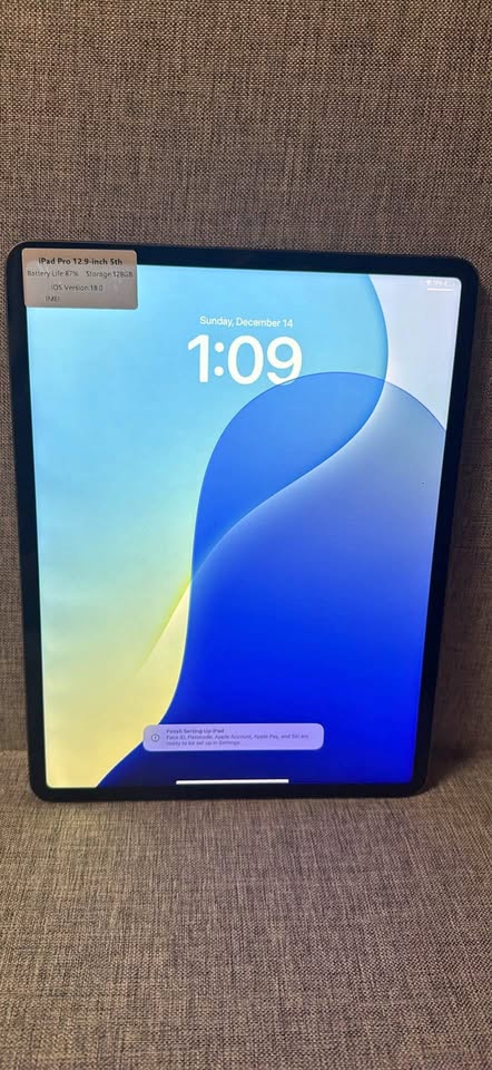 iPad Pro 12.9inch 5th 128GB M2 unlock