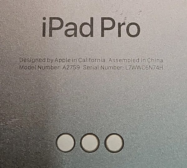 Apple A2759 (mnxd3ll/a) Ipad Pro (4th Gen) 11