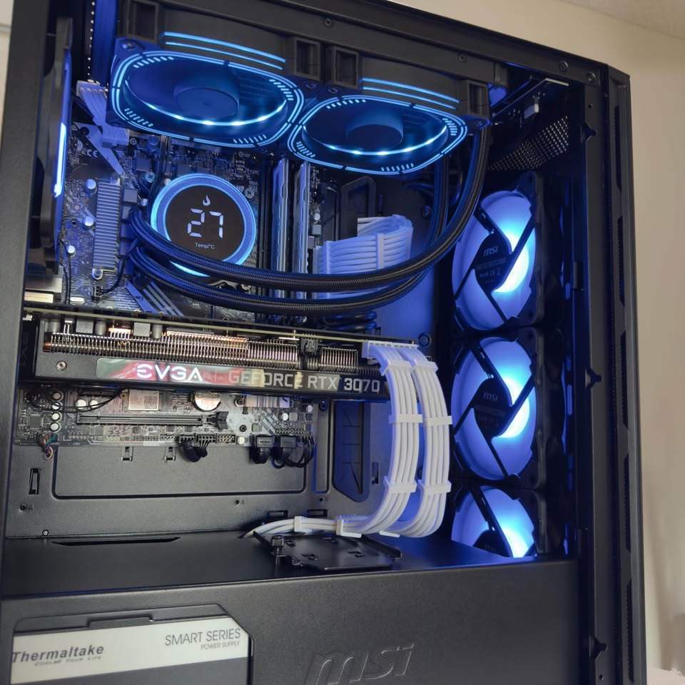 Gaming PC / Intel i7 4.70GHz Turbo / NVIDIA RTX 3070 / 32 GB Ram / SSD - HDD / AIO RGB / MSI 3 Gaming PC / Intel i7 4.70GHz Turbo / NVIDIA RTX 3070 / 32 GB Ram / SSD - HDD / AIO RGB / MSI