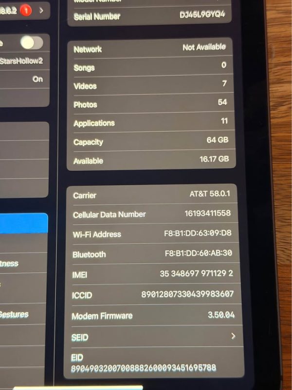 iPad Mini 6th generation 64GB Cellular Unlocked