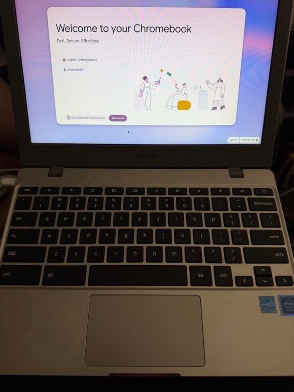 Chrome book computer