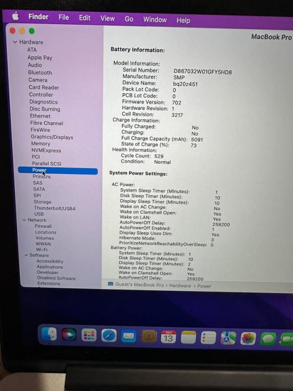 Laptop Apple MacBook Pro Computer