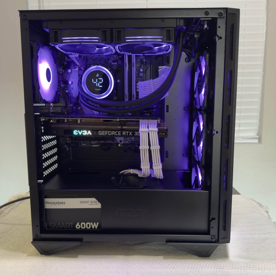 Gaming PC / Intel i7 4.70GHz Turbo / NVIDIA RTX 3070 / 32 GB Ram / SSD - HDD / AIO RGB / MSI 4 Gaming PC / Intel i7 4.70GHz Turbo / NVIDIA RTX 3070 / 32 GB Ram / SSD - HDD / AIO RGB / MSI