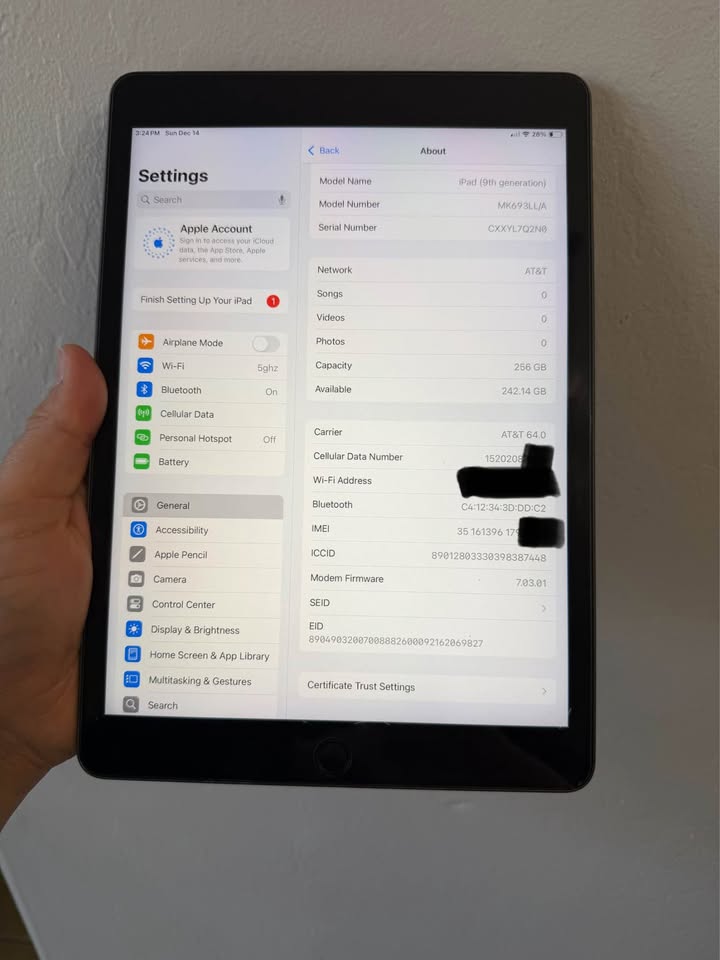iPad 9th gen 256gb Wi-Fi + Cellular 4 iPad 9th gen 256gb Wi-Fi + Cellular