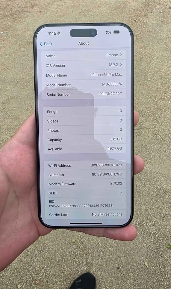 IPhone 15 Pro Max 512GB unlocked for all carriers